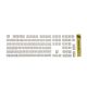 Ducky ABS Double-Shot Floating Keycaps Set [White] DKSA108-USADWNNF1