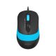 A4Tech Fstyler FM10 1600 DPI Optical Mouse [Blue]