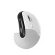 Acer OMR322 Ergonomic Vertical 5-Level DPI Tri-Mode Wireless Mouse with Led Status Display - White