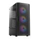 Antec AX20 Elite RGB Mid-Tower Gaming PC Case - Black 