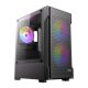 Antec VX100M RGB Mini-Tower Gaming PC Case - Black 