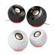 Creative Pebble SE 2.0 USB-C Powered PC Speakers with RGB Lighting - White