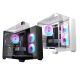 darkFlash TH285M Luxury M-ATX Triple-sided Tempered Glass PC Case