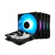 Deepcool RF120M 5-in-1 5x 120mm Hydro Bearing With Cable Controller RGB LED Fans