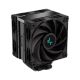 DeepCool AK400 Zero Dark Plus High-Performance CPU Air Cooler with Dual 120mm FDB Fan (Black)