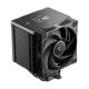 DeepCool AK500 G2 Digital NYX Single Tower Heat Sink CPU Cooler with Digital Display (Black)