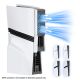 Dobe Manual/Auto Mode Cooling Fan With 3 Speed Levels for PS5 Slim and PS5 Pro (VG-P5389)