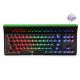Epomaker Brick 87 TKL Hot-Swappable Tri-Mode RGB Mechanical Gaming Keyboard with Stackable Block Bar Clear Black (Wisteria Linear)