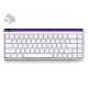 FGG MADLIONS Nano 68 Esport Magnetic Switch Wired RGB Gaming Keyboard White - Magnetic Silver Axis Switch