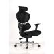 GameTech EG-6119 Full-Mesh Executive Ergonomic Gaming Chair with 5D Armrests & 3D Headrest (Black)