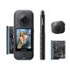 Insta360 X4 Air Starter Bundle Ultra Lightweight Action Camera - Midnight Black
