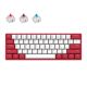 iQUNIX F60 Strawberry Milk RGB Wired Hot-Swappable Mechanical Keyboard
