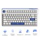 iQUNIX L80 Cosmic Traveller Tri-Mode Wireless RGB Hot-Swappable Mechanical Keyboard with N-Key Rollover - Cherry MX Switch
