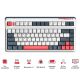 iQUNIX L80 Formula Typing Tri-Mode Wireless RGB Hot-Swappable Mechanical Keyboard with N-Key Rollover - Cherry MX Switch