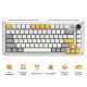 iQUNIX ZX75 Gravity Wave Tri-Mode Wireless Non-Backlit Hot-Swappable Mechanical Keyboard with Multimedia Knob - Cherry MX / TTC Switch