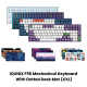 iQUNIX F96 Mechanical Keyboard with Dotted Desk Mat (900x400x4mm)