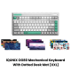 iQUNIX OG80 Wormhole Mechanical Keyboard with Dotted Desk Mat (900x400x4mm)