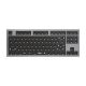 Keychron Q3 QMK Barebone Custom Mechanical Keyboard [Silver Grey] Q3A2