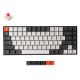 Keychron K2 V2 84-Key White Backlight Wireless Mechanical Keyboard Hot Swappable K2A1H [Red]