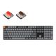 Keychron K5 Max QMK/Via Ultra-Slim White Backlight Wireless Custom Mechanical Keyboard (Low Profile Gateron Mechanical Switch)