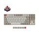 Keychron K8 87-Keys Non-Backlit Wireless Mechanical Keyboard [Red] K8K1