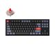 Keychron Q3 QMK Fully Assembled Custom Mechanical Keyboard [Carbon Black] - Red Switch Q3C1