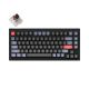 Keychron V1 QMK 84 Keys Fully Assembled Custom Mechanical Keyboard - Carbon Black - V1B3 - Brown