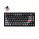 Keychron V1 QMK 84 Keys Fully Assembled Knob Custom Mechanical Keyboard - Carbon Black - V1D3 - Brown