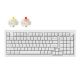 Keychron V5 Max QMK/VIA Fully Assembled Knob Hot-Swappable RGB Wireless Custom Mechanical Keyboard - White