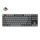 Keychron K1 Max Ultra-Slim QMK/VIA Low Profile RGB Backlit Wireless Custom Mechanical Keyboard (K1M-B3) - Brown Switch