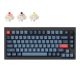 Keychron V1 Max Fully Assembled QMK/VIA Wired/Wireless Hot Swappable RGB Backlight Custom Mechanical Keyboard - Carbon Black