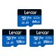 Lexar High-Performance 633x microSDXC UHS-I C10 U3 V30 A1 100MB/s Read Memory Card BLUE Series