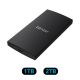 Lexar 1TB, 2TB SL300 USB 3.2 Gen 2 Portable External SSD - Black