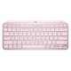 Logitech MX Keys Mini Minimalist Wireless Illuminated Keyboard - Rose