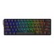 MonsGeek FUN60 Ultra Shine-Through MagMech TMR Sensor RGB Tri-Mode 8K Wireless Magnetic Keyboard (Akko Glare Magnetic Switch) - Black