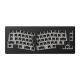 MonsGeek M6 Alice-Style RGB Aluminum Barebone Keyboard DIY Kit (QMK ver.) - Black