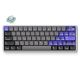 NuPhy Air60 HE RGB 61-Key Magnetic Switch Wired Gaming Keyboard (Low-Profile Magnetic Jade Switch) - Silver
