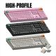 NuPhy Node Series 100 Hot-Swappable Tri-Mode High/Low -Profile Wireless Mechanical Keyboard