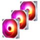 Phanteks M25-140 D-RGB PWM 140mm Chassis Fan Triple Pack - White