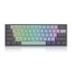 Redragon K617GG FIZZ RGB Wired Mechanical Gaming Keyboard - Gradient Grey 