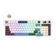 Redragon Galatin Pro K719 RGB Tri-Mode with LCD Screen & Knob Gasket Mechanical Keyboard (Linear Mint Mambo Switch)