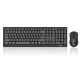 Redragon BS-8343A 2.4GHz Wireless Keyboard and Mouse Bundle [Black]