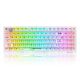 Redragon K658 Irelia Pro RGB Hot-Swappable Tri-Mode Wireless Mechanical Keyboard (Transparent White)