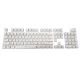 104 Keys PBT Double Shot Keycaps [White]