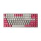 84 Keys PBT Double Shot Keycaps [Pink White]