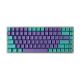 84 Keys PBT Double Shot Keycaps [Purple Turquoise]