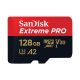 SanDisk Extreme Pro 128GB microSD UHS-I Card with Adapter [200/90MB]