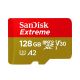 SanDisk Extreme 128GB micoSDXC Card [190MBS/90MBS]