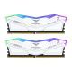 TeamGroup T-Force Delta RGB 32GB (2x16GB) DDR5 8000MHz CL38 White Desktop Memory