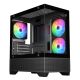 Trendsonic Eris Tempered Glass Front & Side Panel Micro ATX Gaming PC Case